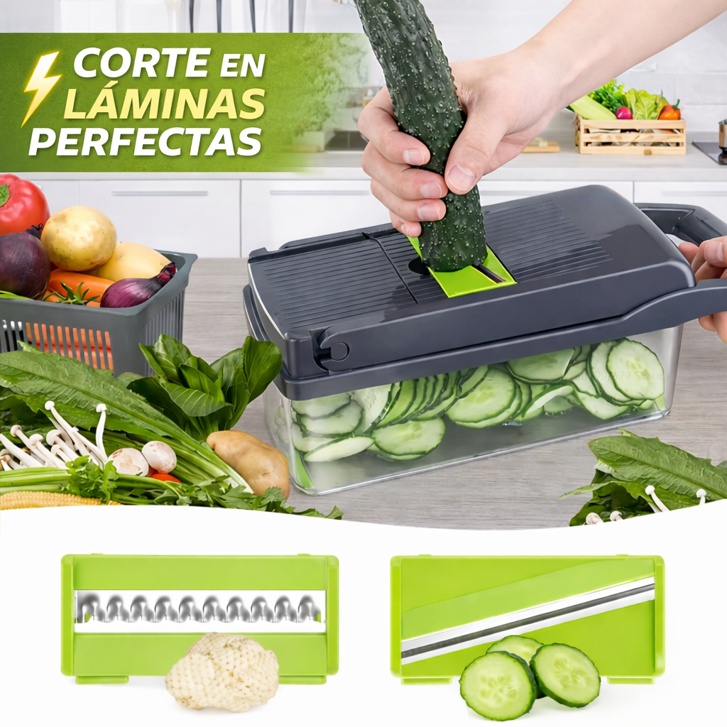 Cortador De Verduras Multifuncional 12 en 1