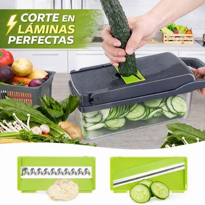 Cortador De Verduras Multifuncional 12 en 1