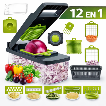 Cortador De Verduras Multifuncional 12 en 1