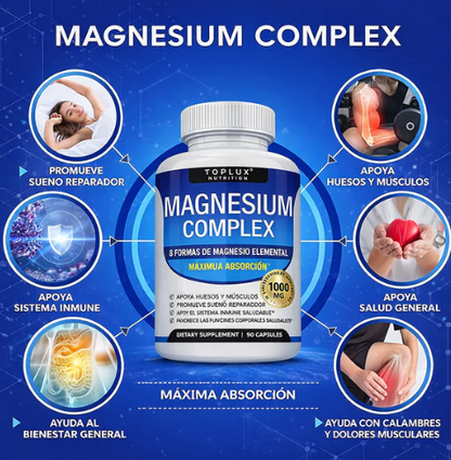 MagnaFlex™ Magnesio Complex 1000mg 60 Capsulas