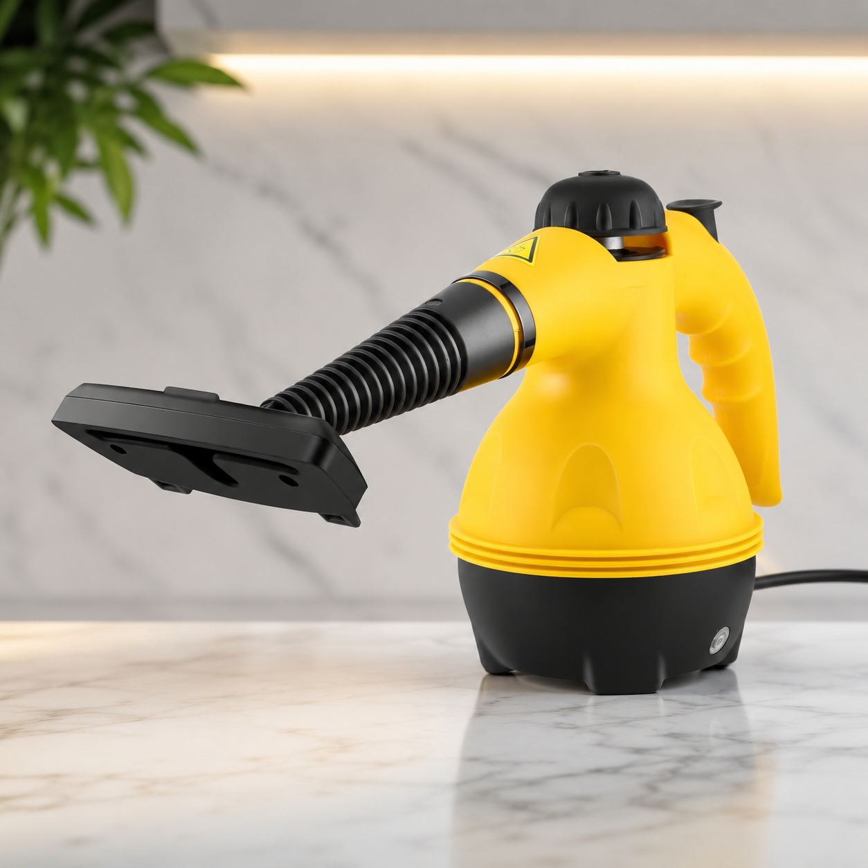 Limpiador de Vapor a Presion Portátil 1000w Amarillo