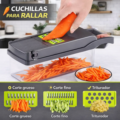 Cortador De Verduras Multifuncional 12 en 1
