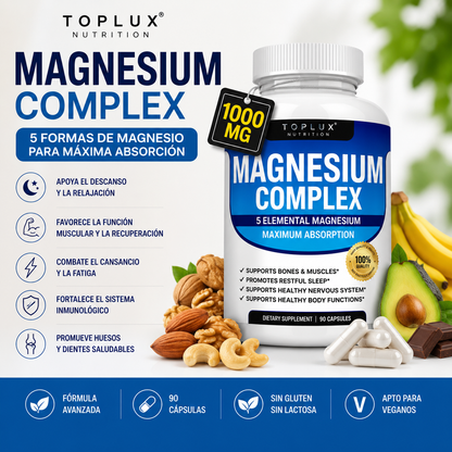 MagnaFlex™ Magnesio Complex 1000mg 60 Capsulas